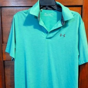 Used men's medium Under Armour Heatgear golf polo.
